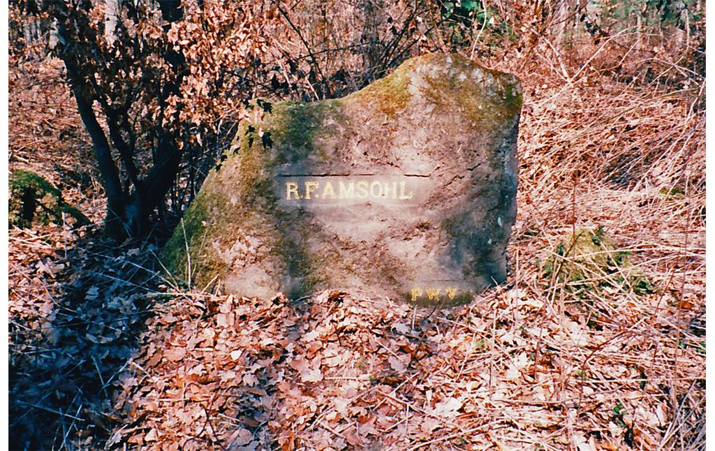 Ritterstein Nr. 114 "R. F. Amsohl" bei Waldleiningen (1996)