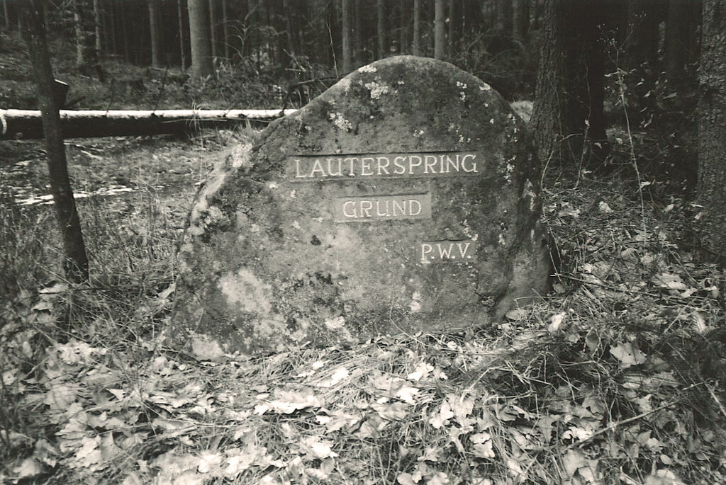 Ritterstein Nr. 294 Lauterspring Grund südöstlich von Kaiserslautern (1993)