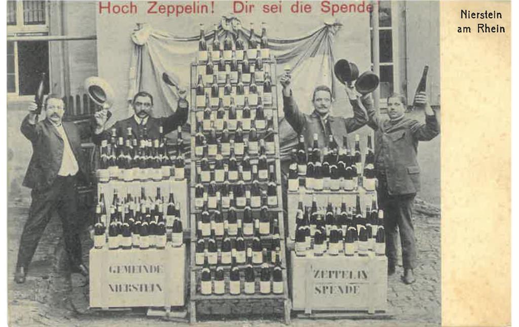 Niersteiner Weinspende an Zeppelin (1908)