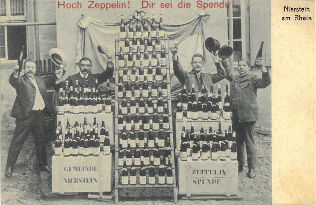 Niersteiner Weinspende an Zeppelin (1908)