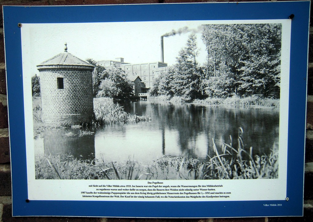 Viller Mühle in einer historischen Aufnahme (um 1933)