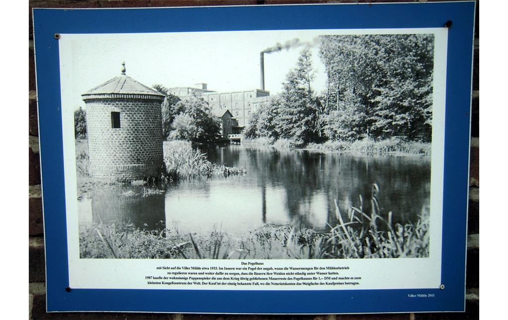 Viller Mühle in einer historischen Aufnahme (um 1933)