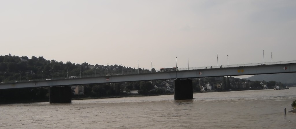 Die Pfaffendorfer Brücke in Koblenz (2014)