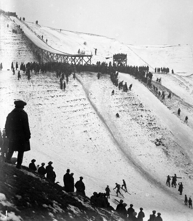 Ski jumping hill in Kaiserwald (Lviv; 1930-1939)
