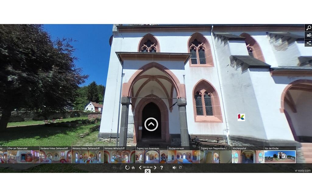 Kirche Sankt Kastor in Dausenau - ein virtueller Rundgang (2021)