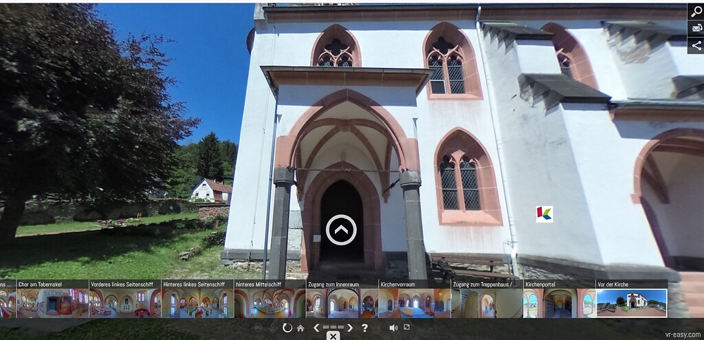 Kirche Sankt Kastor in Dausenau - ein virtueller Rundgang (2021)