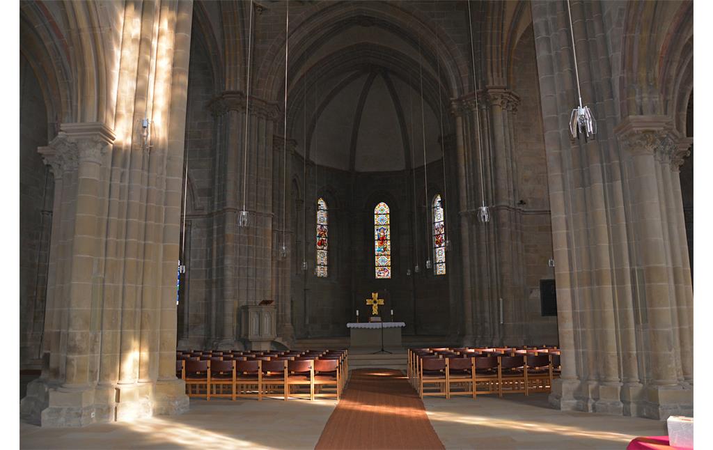 Altar in der Abteikirche in Offenbach am Glan (2019)