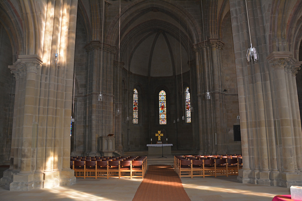 Altar in der Abteikirche in Offenbach am Glan (2019)