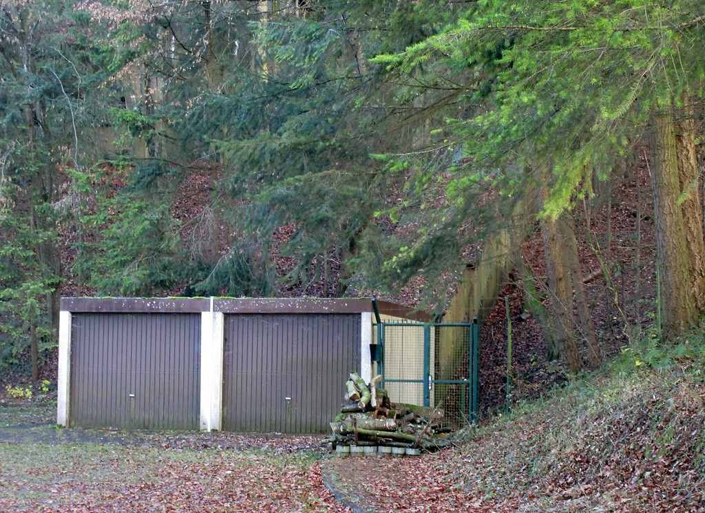 "Ausweichsitz NRW" in Kall (2016): Eine Doppelgarage sollte als Tarngebäude den Zugang zum Atombunker verstecken.