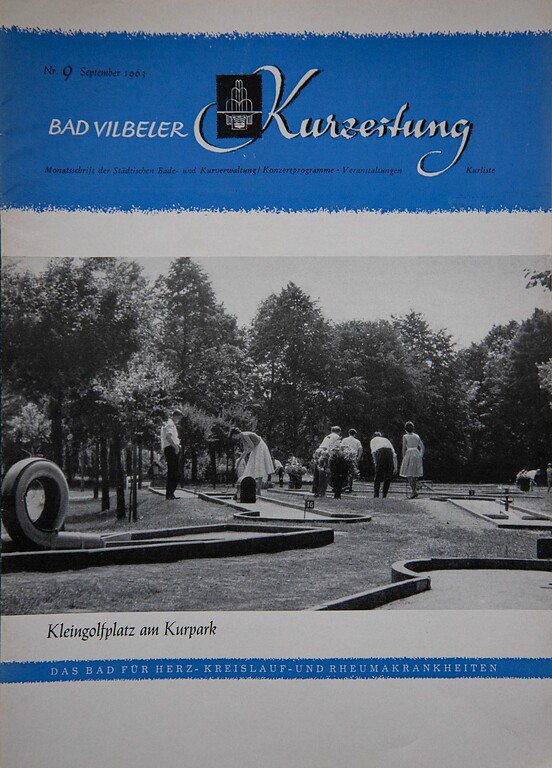 Titelblatt der Kurzeitung Bad Vilbel (1963)