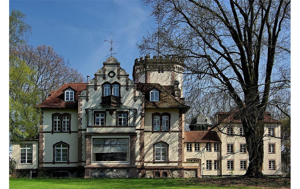 Die Villa Grillo bei Haus Morp bei Erkrath, Ansicht vom Park aus (2007).