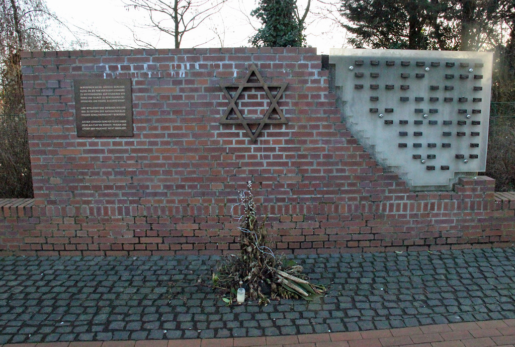 Gedenkstätte am ehemaligen Standort der Synagoge Kleve (2014)