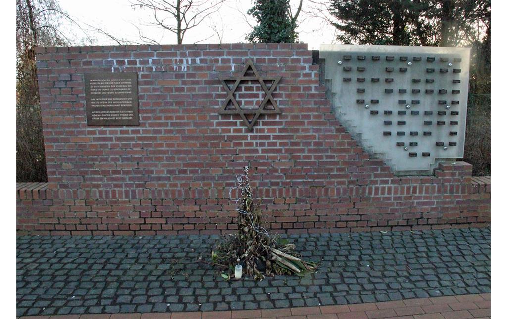 Gedenkstätte am ehemaligen Standort der Synagoge Kleve (2014)