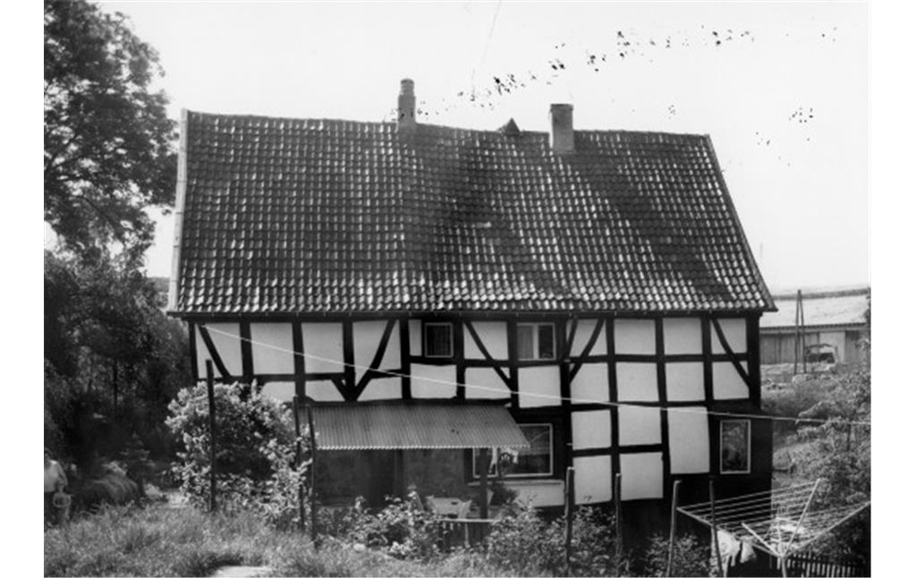 Gut Groß-Hohdahl, Nord-Erbach 74 in Wülfrath (1978), Rückansicht.