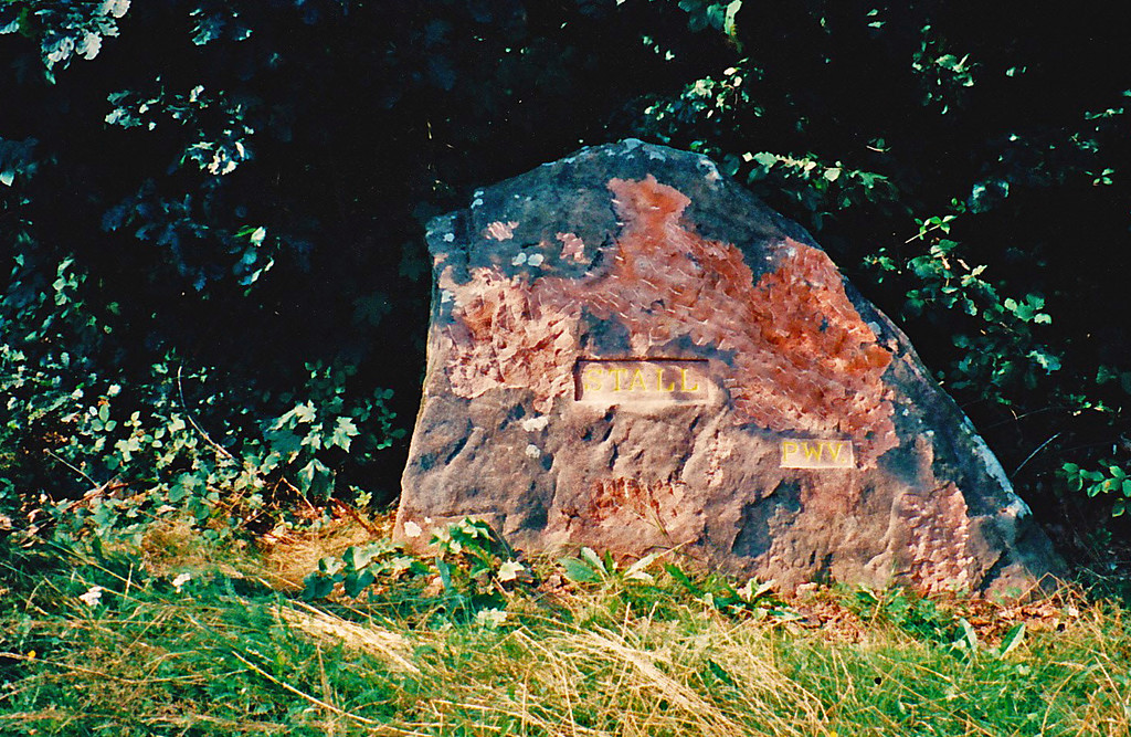Ritterstein Nr. 140 "Stall" bei Waldleiningen (1995)