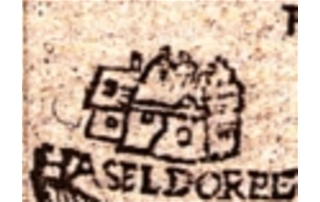 Burg und Gut Haseldorf - Kartenausschnitt Marcus Jordanus von 1559