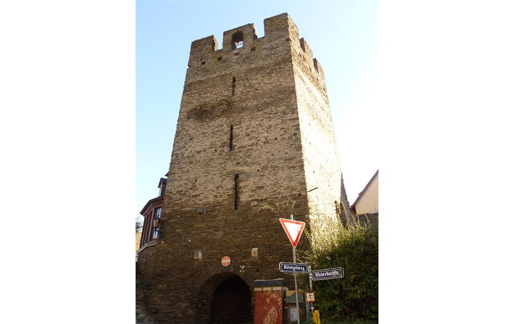 Kölner Torturm der Stadtbefestigung in Oberwesel (2016): Seit 1951 ist der Kölner Torturm verpachtet und bewohnt.