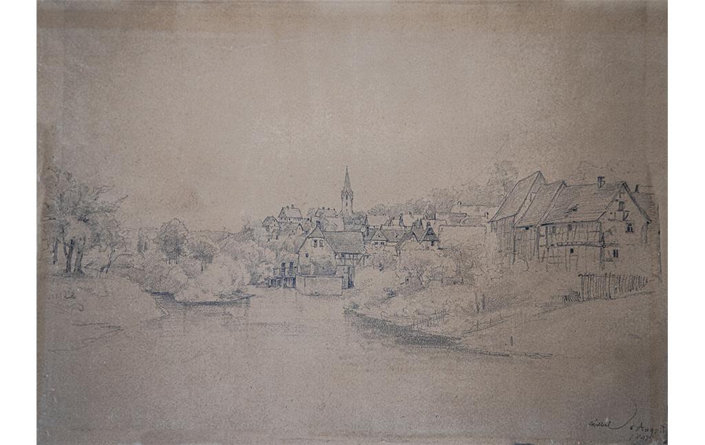 Ansicht von Vilbel (1843)