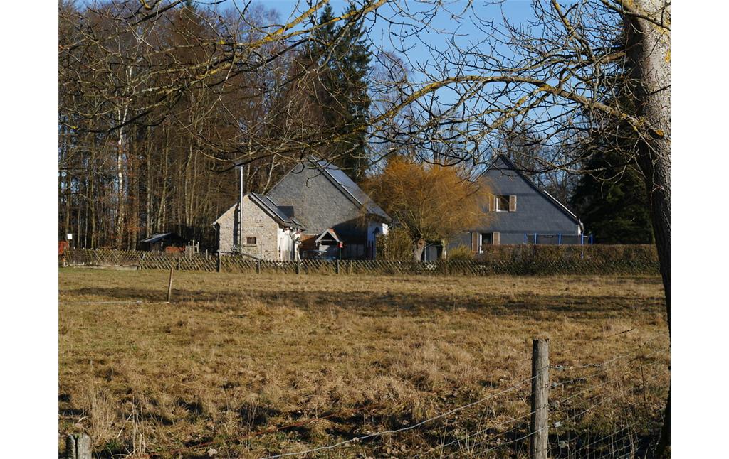 Forsthaus Opel im Soonwald bei Dörrebach, Blick von Südwesten nach Nordosten (2016).
