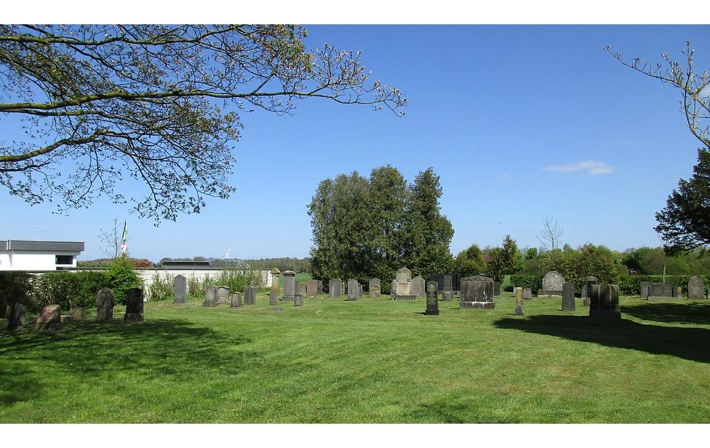Gesamtansicht des neuen Judenfriedhofs in Goch (2016).