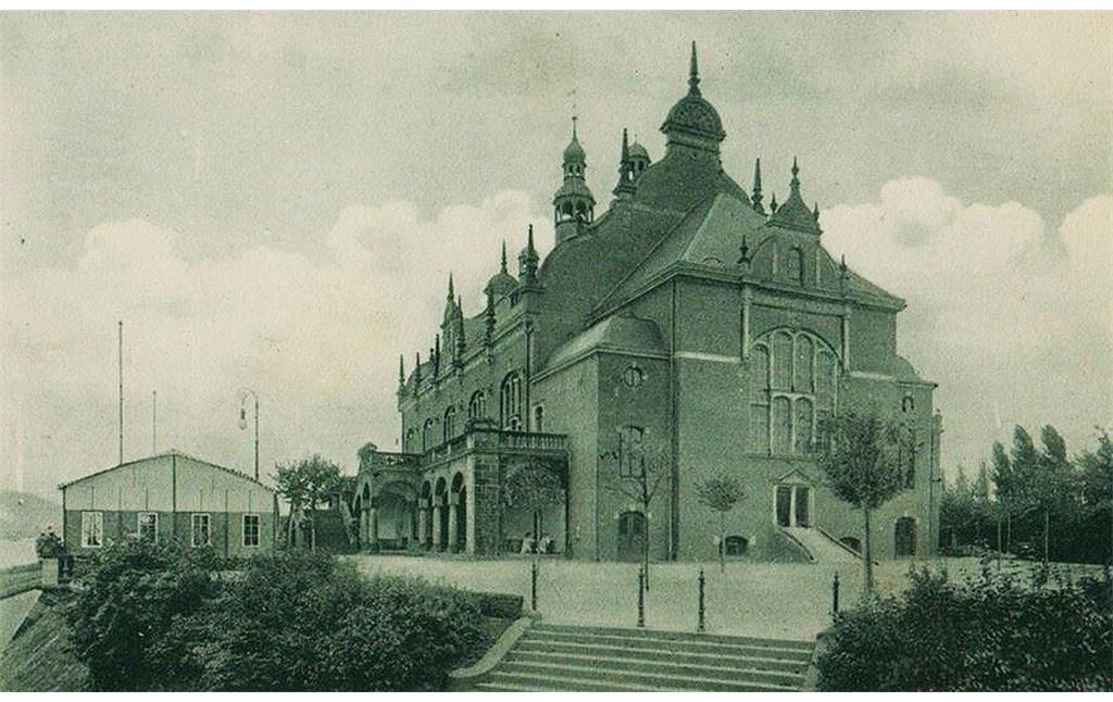 Die Stadthalle in der Gronau auf einer das Jahr 1904 datierten Postkarte.