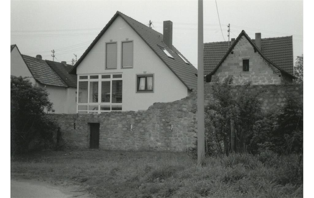 Reste der alten Ortsbefestigung von Kirrweiler in der Pfalz hinter der Marktstraße (1993)