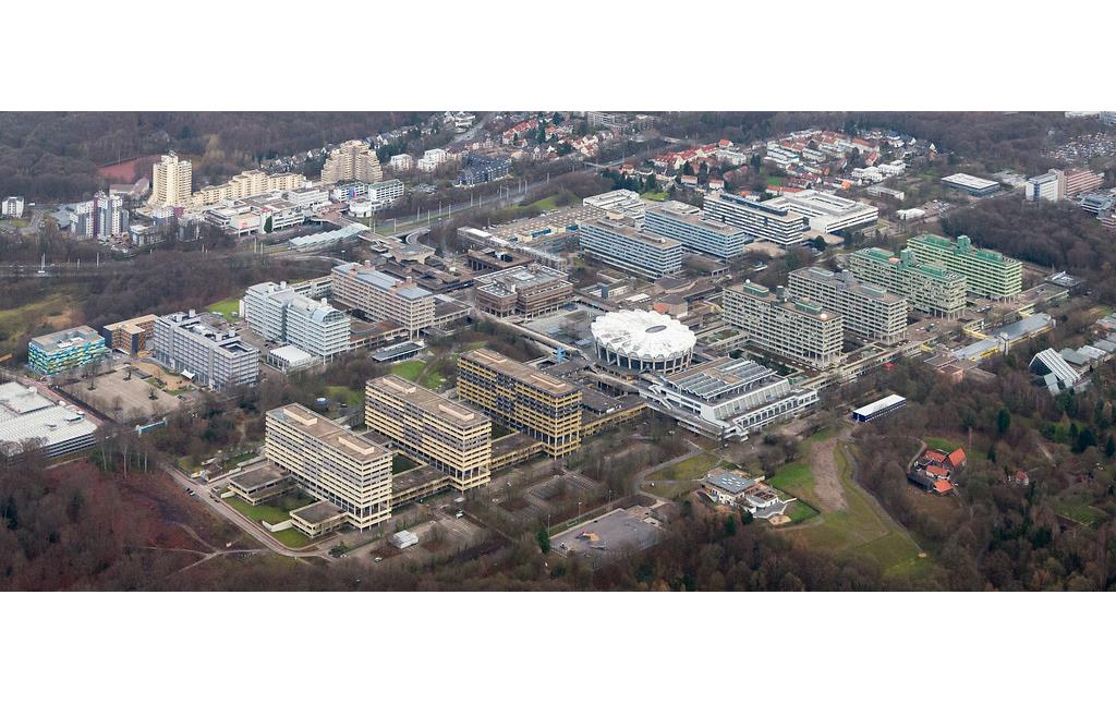 Luftaufnahme der Ruhr-Universität Bochum, RUB (2014).