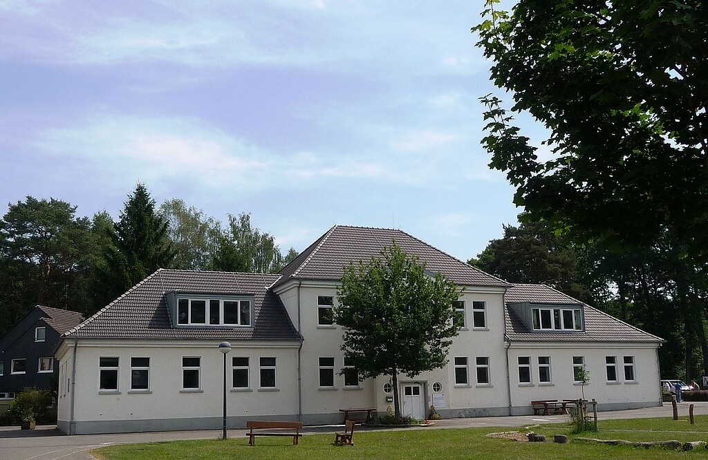 Das ehemalige Kommandaturgebäude des früheren Kriegsgefangenenlagers "Hoffnungsthal" bei Rösrath (2014).