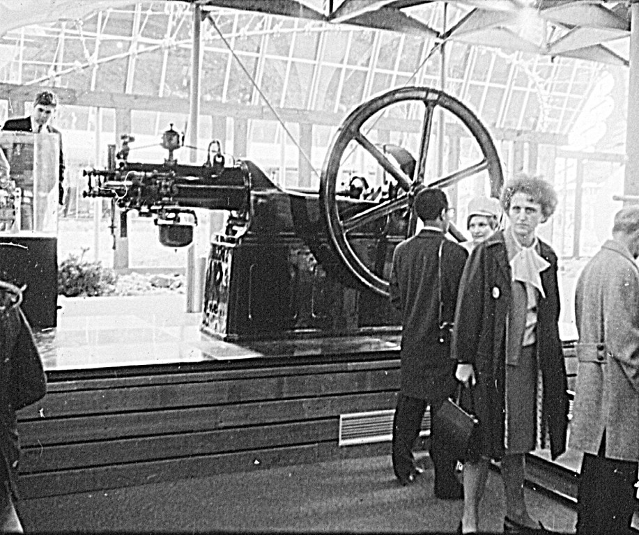 Nicolaus August Ottos "atmosphärischer Gasmotor" von 1867 auf der "Expo 67" in Montréal (1967).