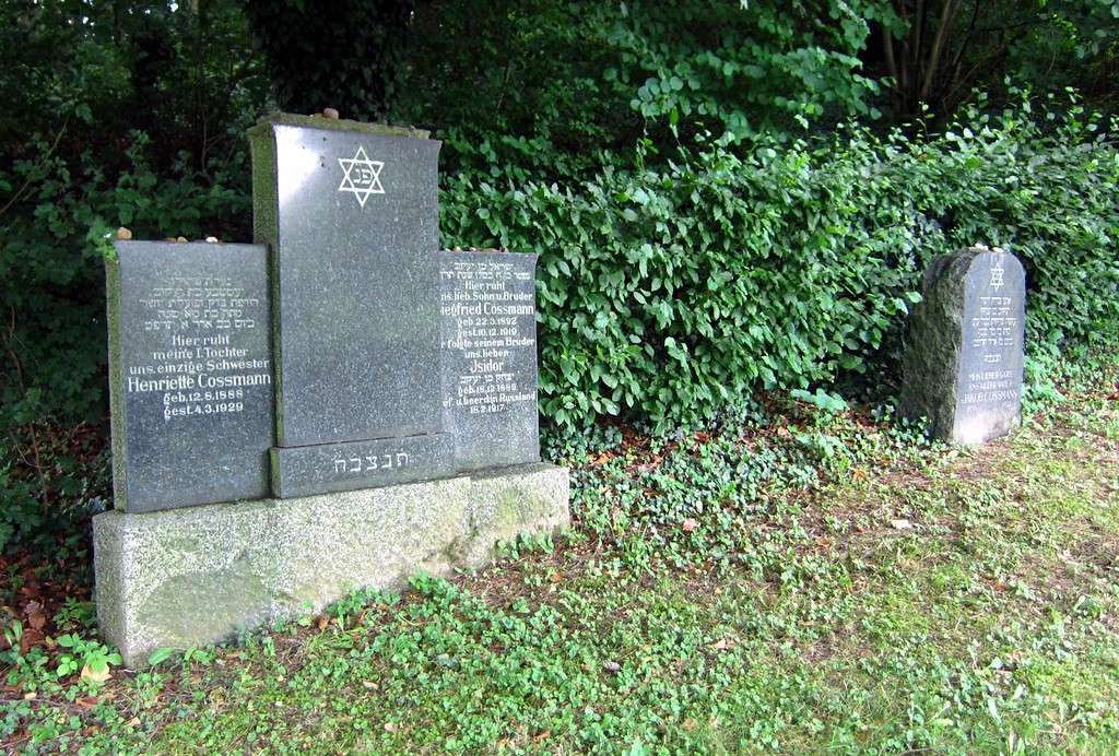 Grabsteine auf dem Judenfriedhof am Buchholzweg in Alfter (2013)