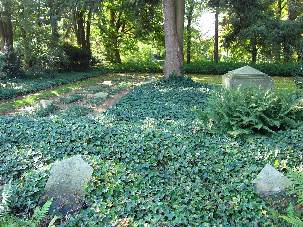 Gräberfeld des Jüdischen Friedhofs auf dem Viersener Kommunalfriedhof (2013).