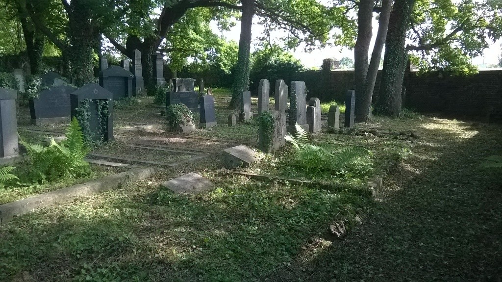 Gräberfeld auf dem jüdischen Friedhof in Köln-Mülheim (2014)