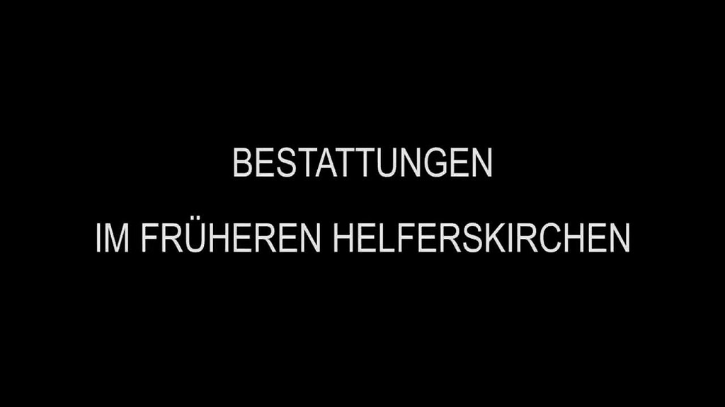 In diesem Video erzählen Menschen aus Helferskirchen, wie man früher im Ort mit Verstorbenen umging (2012)