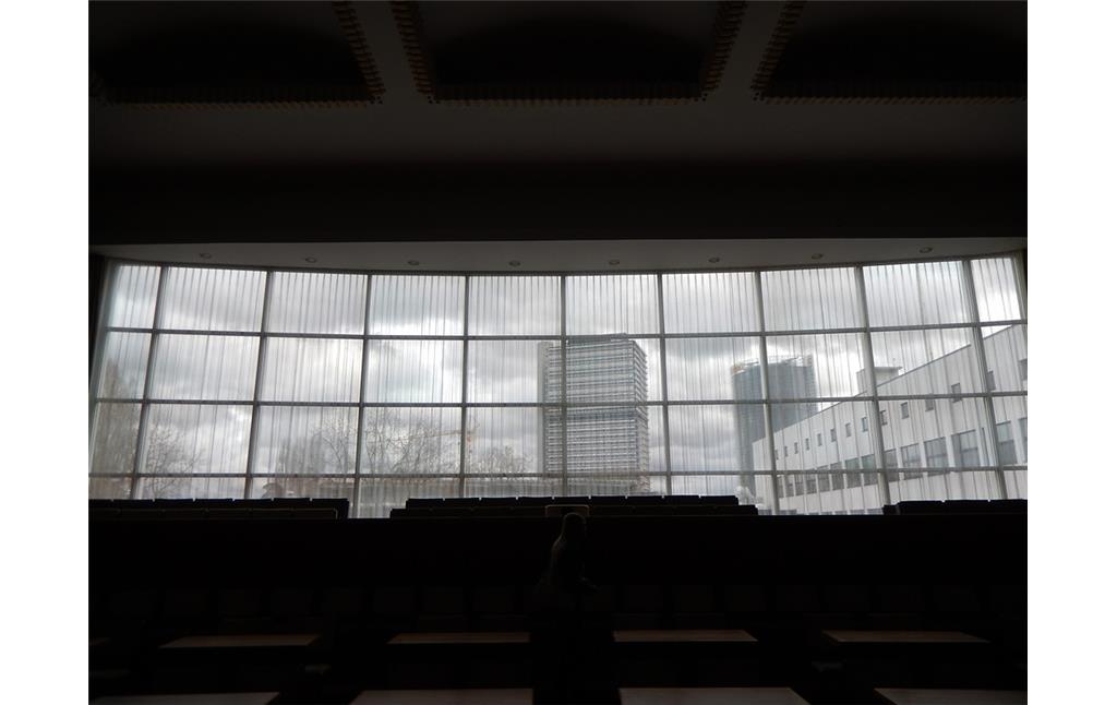 Blick aus dem Fenster des Historischen Sitzungssaals des Bundesrats in Bonn (2017)