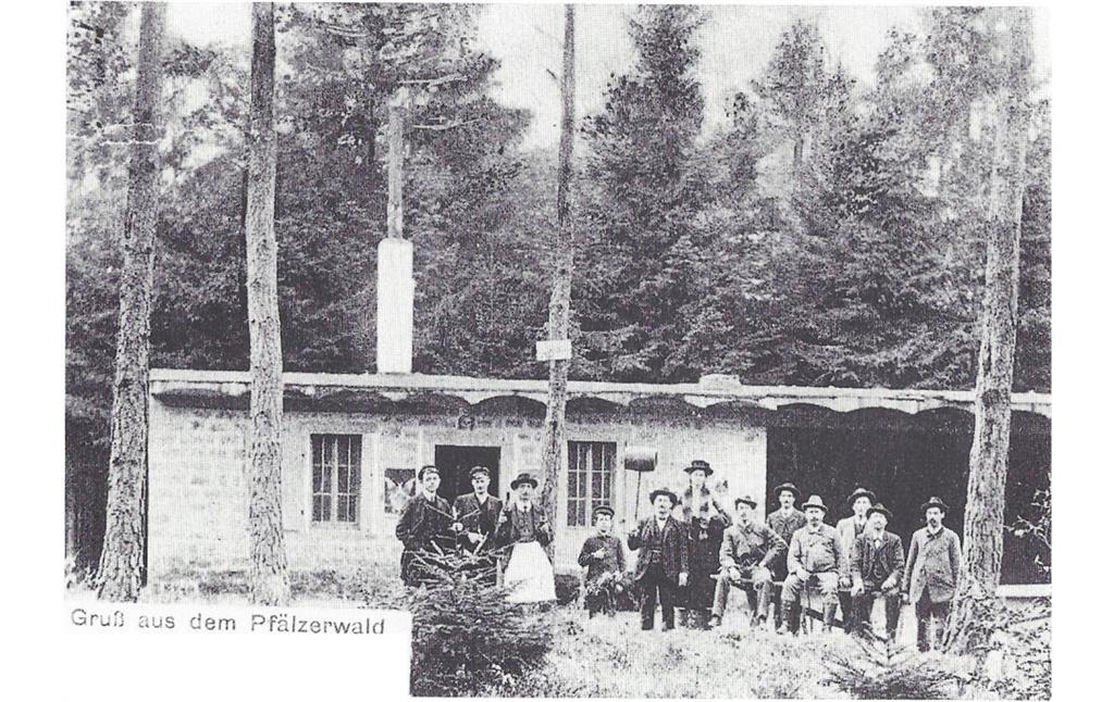 Totenkopfhütte im Pfälzerwald bei Maikammer (1910)
