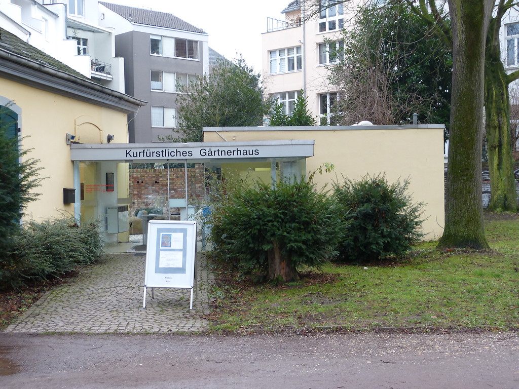 Ansicht des Kurfürstlichen Gärtnerhaus in Bonn vom Wittelbacherring/Baumschulwäldchen aus