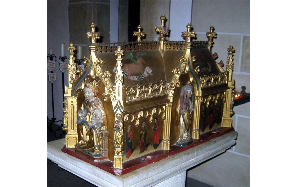 Der Castorschrein mit den Gebeinen des Heiligen in der Stiftskirche St. Castor in Karden (2010)