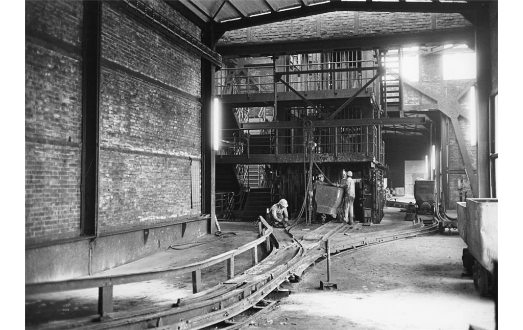 Zeche Zollverein, Schächte 1-2-8, Wagenumlauf