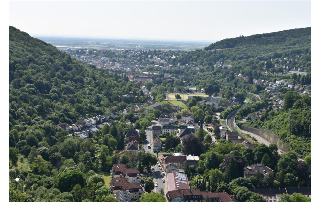 Ausblick auf das Schöntal und Neustadt