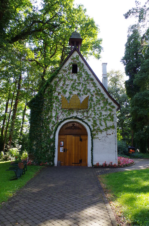 Kapelle im Garten des Weidtmanschen Schlösschens in Koblenz-Metternich (2014).