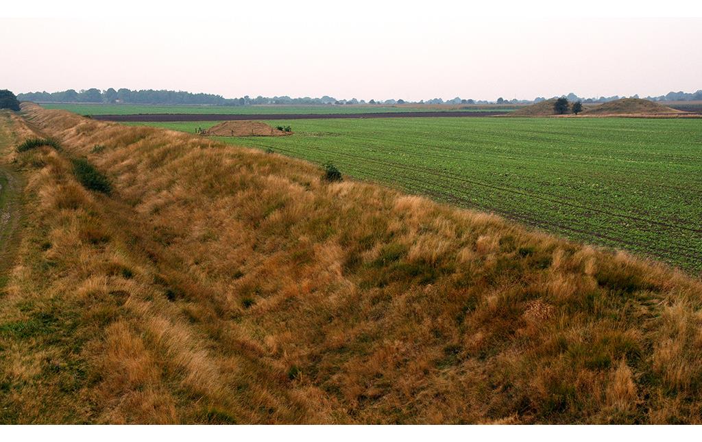Der Kograben des Danewerks ist denkmalgeschützt und zu weiten Teilen auch Naturschutzgebiet (2005).