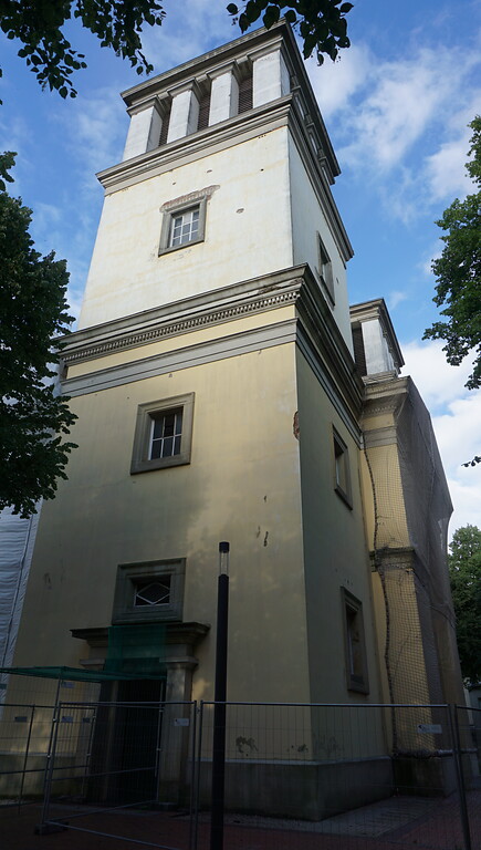 Rees, Altstadt (2022). Kirche St. Maria Himmelfahrt, Westturm