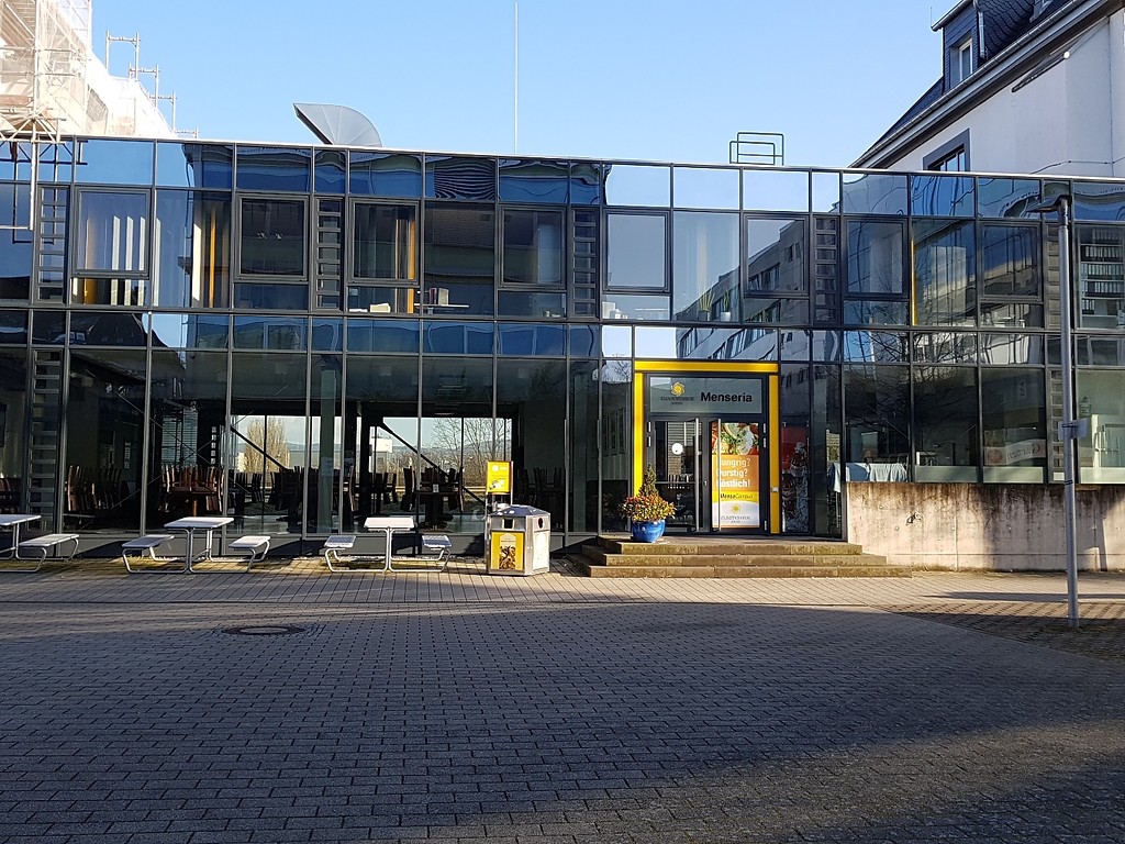 Mensaanbau des Campus Koblenz der Universität Koblenz-Landau (2017).
