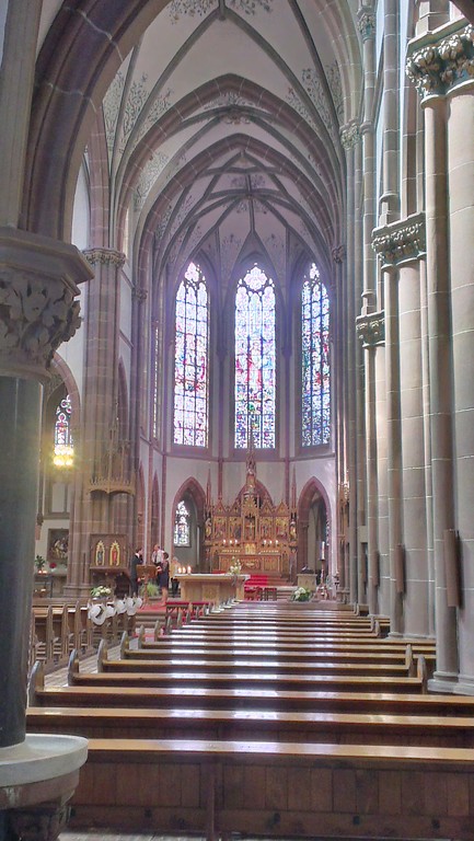 Innenraum der Pfarrkirche St. Josef in Koblenz (2014)