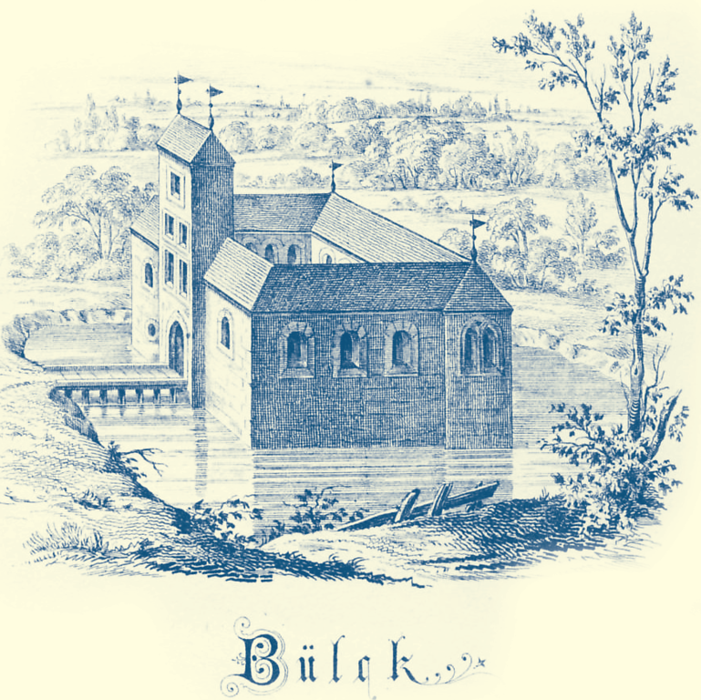 Burg Bülk nach einem Stich von Hieronymus Henninges (1862)