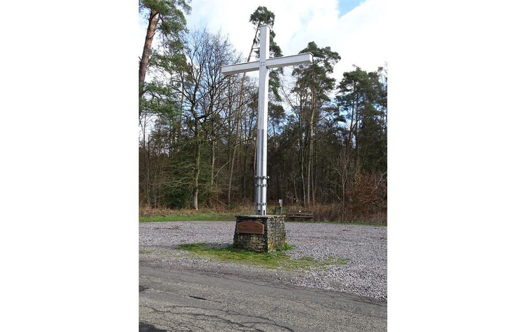 Weißes Kreuz im Bienwald bei Schaidt (2020)