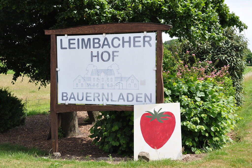 Schild 'Leimbacher Hof' (2015)