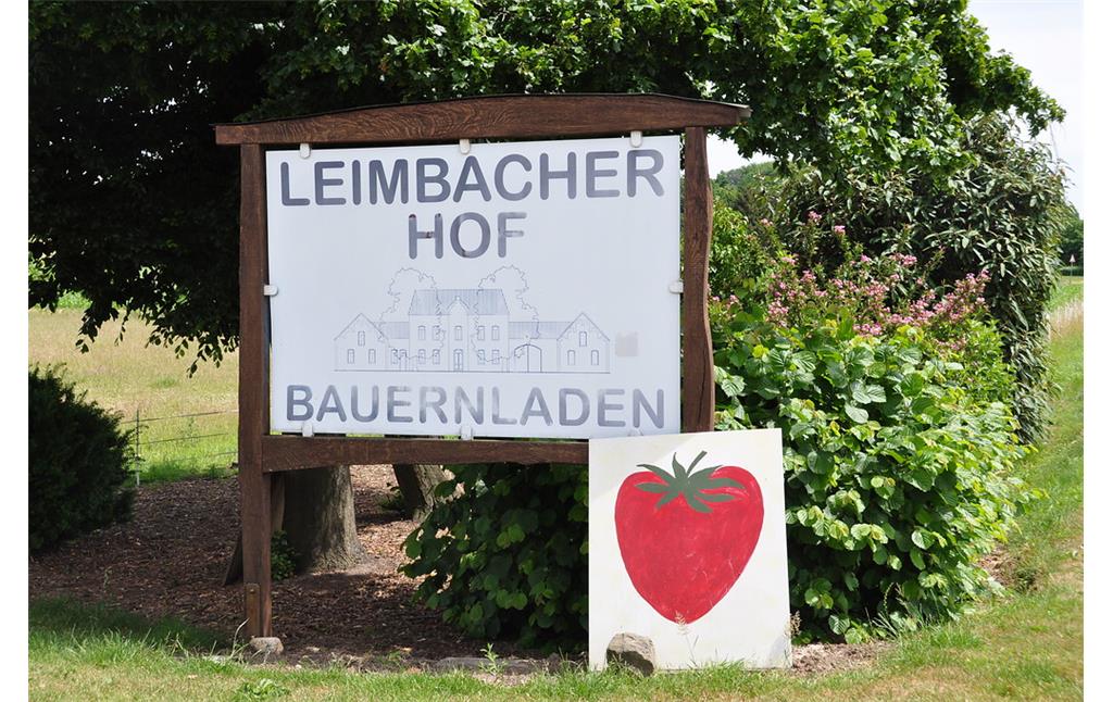 Schild 'Leimbacher Hof' (2015)