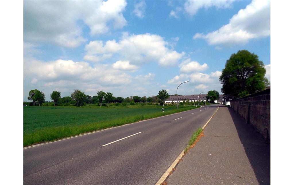 Die Eiler Straße südlich von Heumar in Blickrichtung Norden (2015)