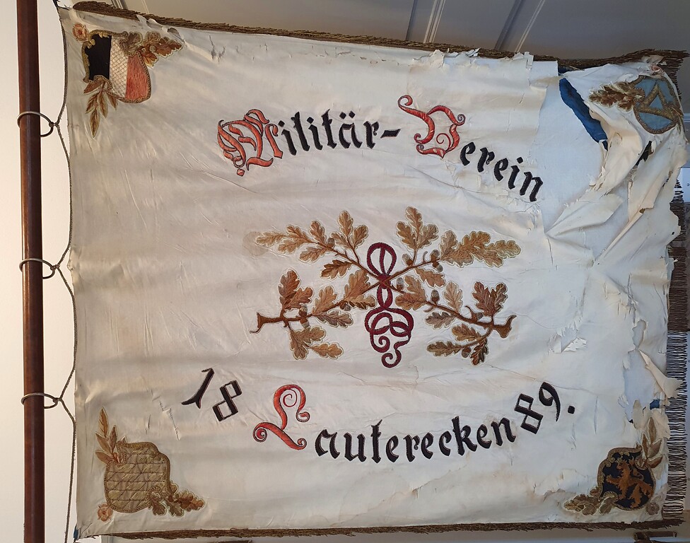 Fahne Militärverein Lauterecken (1889).